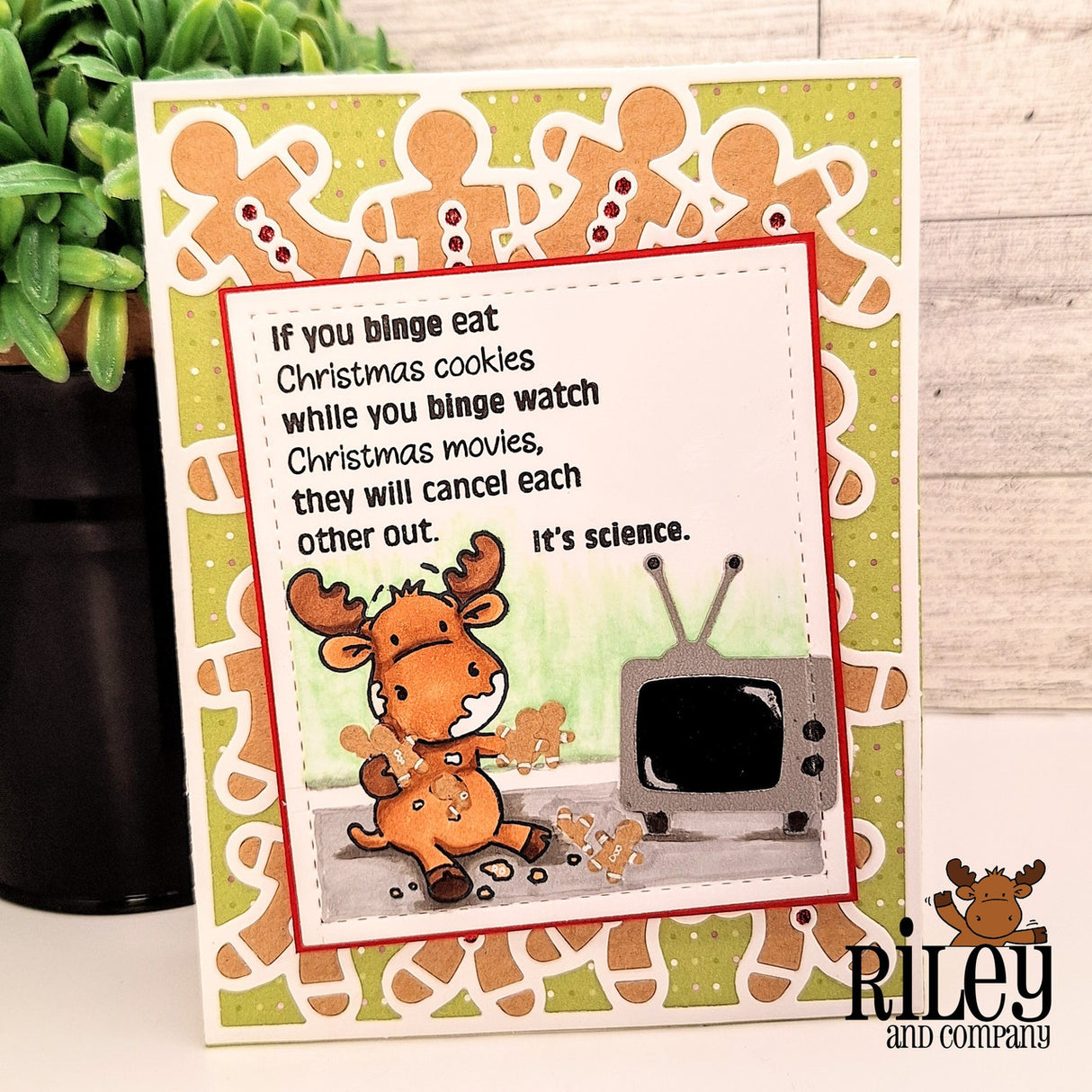 Science Rules Clear Stamp by Riley & Co