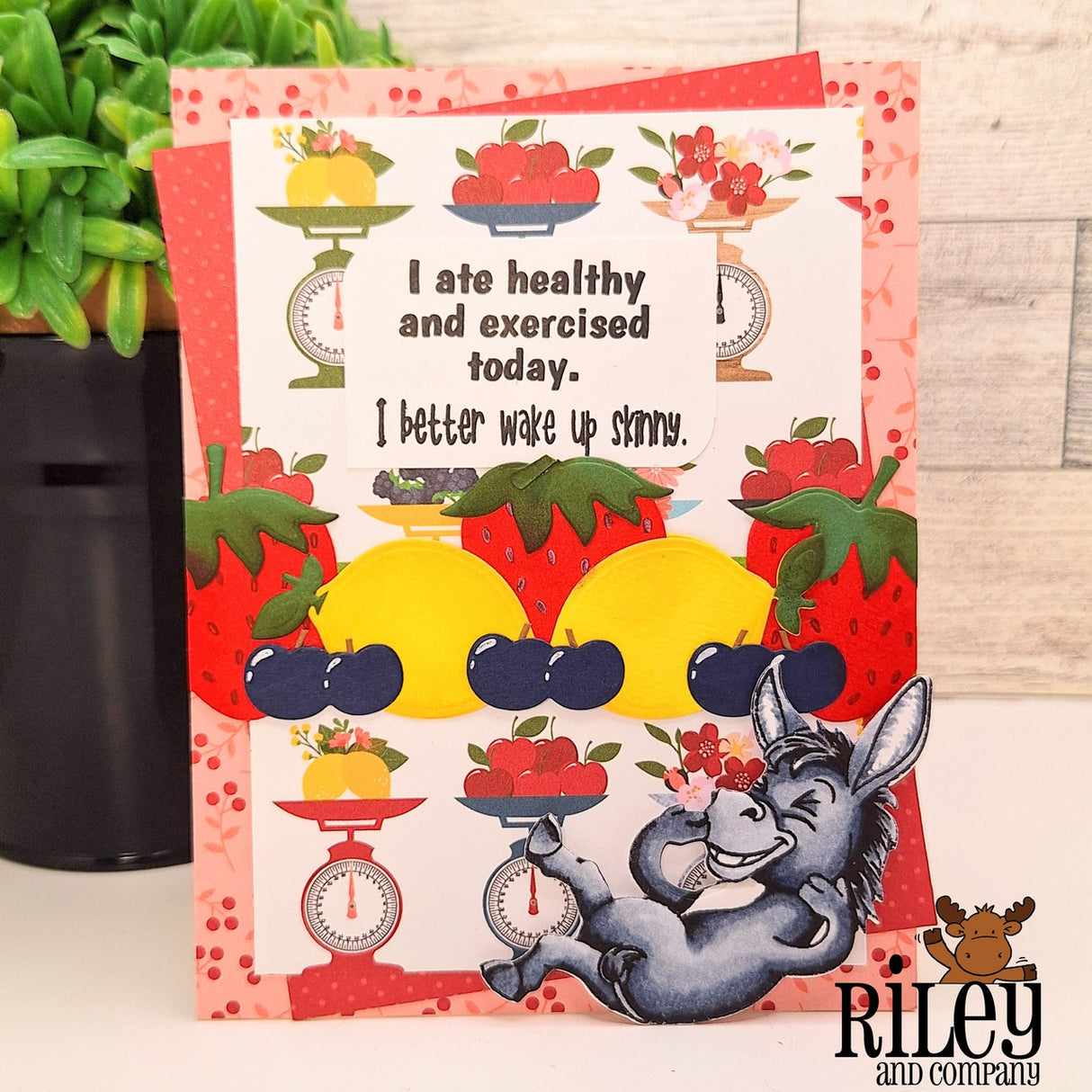 I Better Wake Up Skinny Clear Stamps by Riley & Co