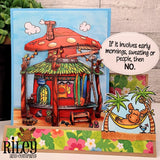 Mornings, Sweating and People Clear Stamps by Riley & Co