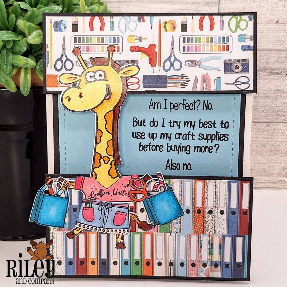 Am I Perfect? Clear Stamp by Riley & Co