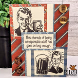 Charade Has Gone Long Enough Clear Stamp by Riley & Co