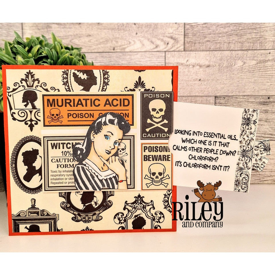 Essential Oil Clear Stamp by Riley & Co