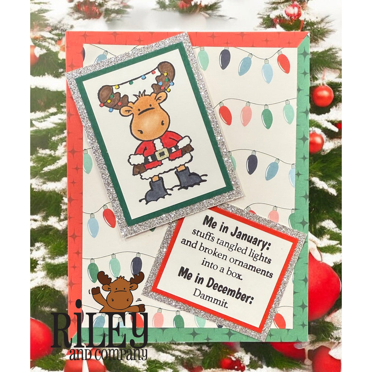 Tangled Light Dilemma Clear Stamp by Riley & Co