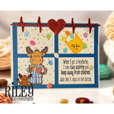 Two Aspirins Clear Stamp by Riley & Co