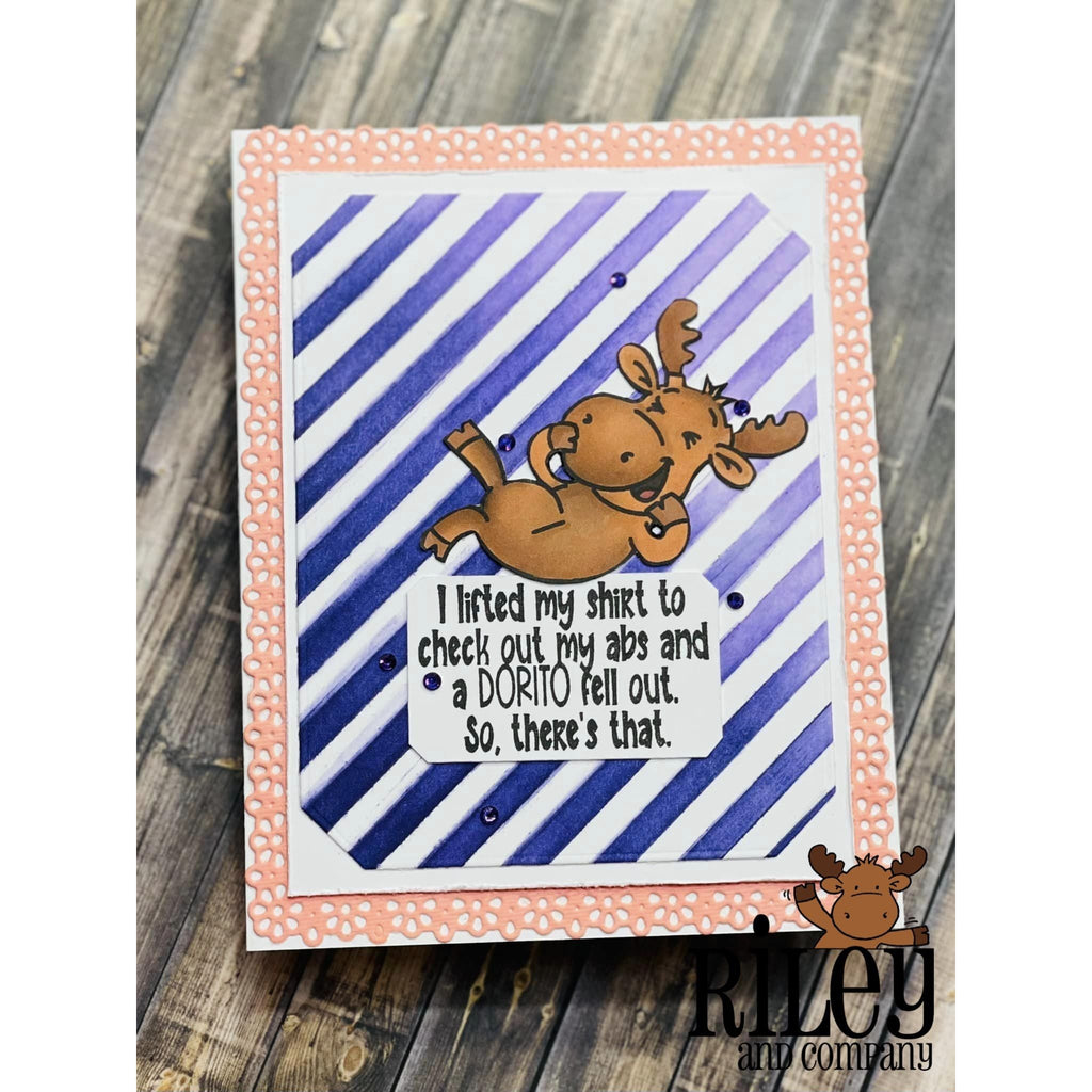 Dorito Abs Cling Stamp by Riley & Co