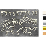 Christmas Lights Chipboard Embellishments