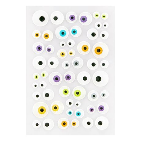 Spellbinders Monster Eyes Enamel Stickers