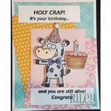 Holy Crap! Cling Stamp by Riley & Co