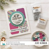 White Linen Shaker Dots