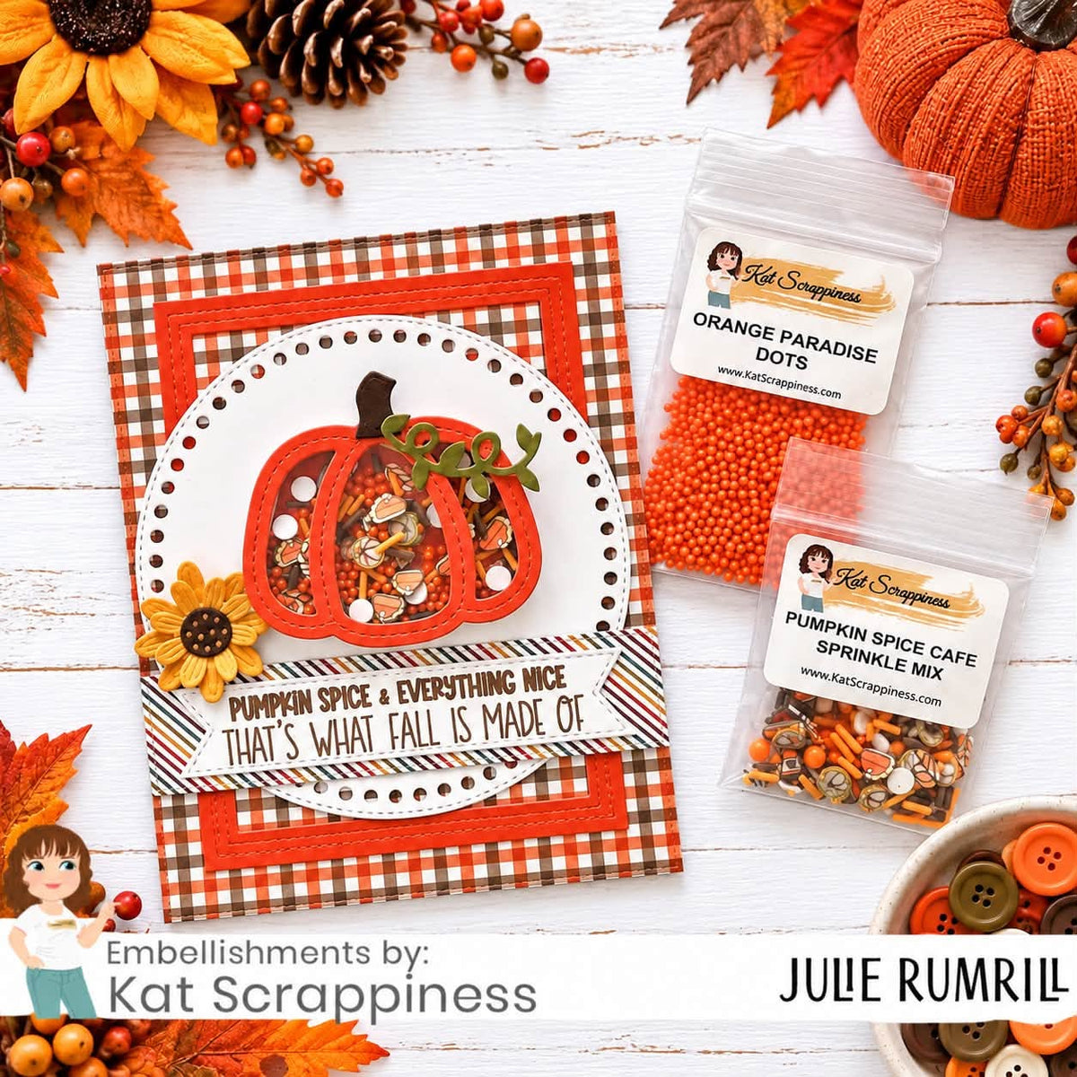 Pumpkin Spice Cafe Sprinkle Mix