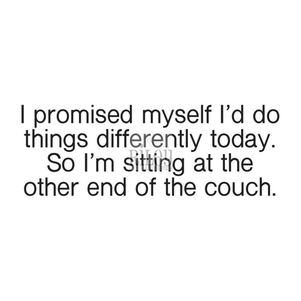 Do Things Differently Cling Stamp by Riley & Co