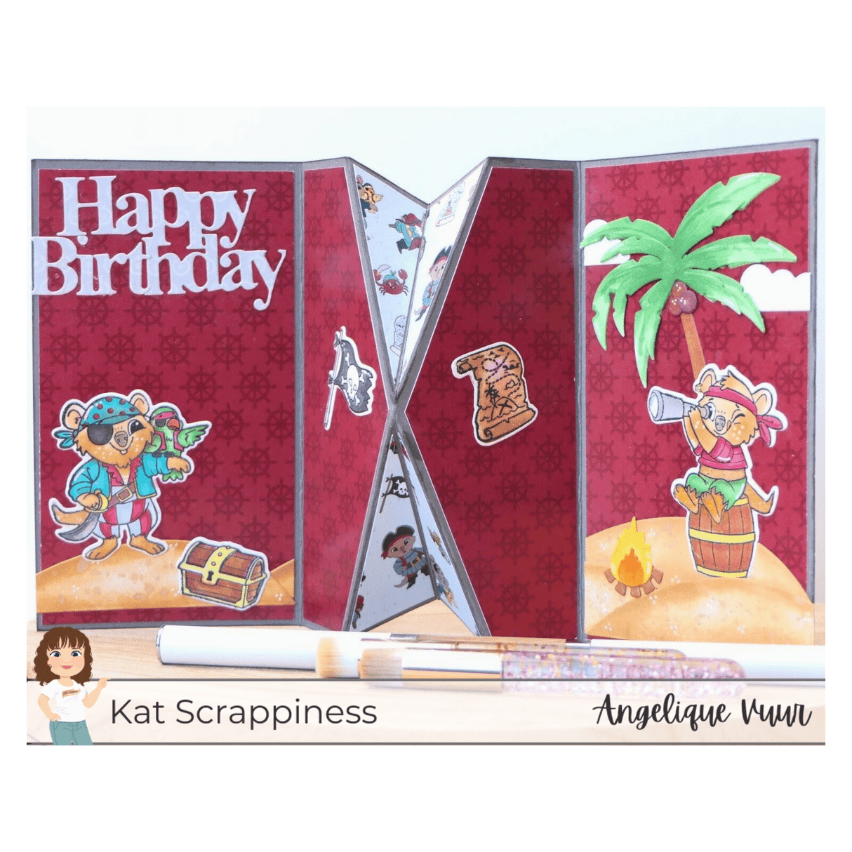 Pirate Quokkas 6x6 Patterned Paper Pack - New Release!