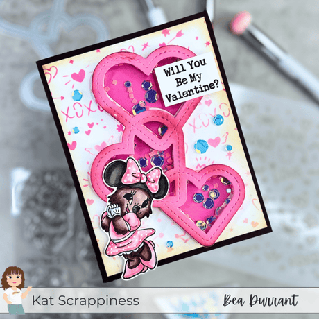 Be My Valentine 6x8 Stamp Set