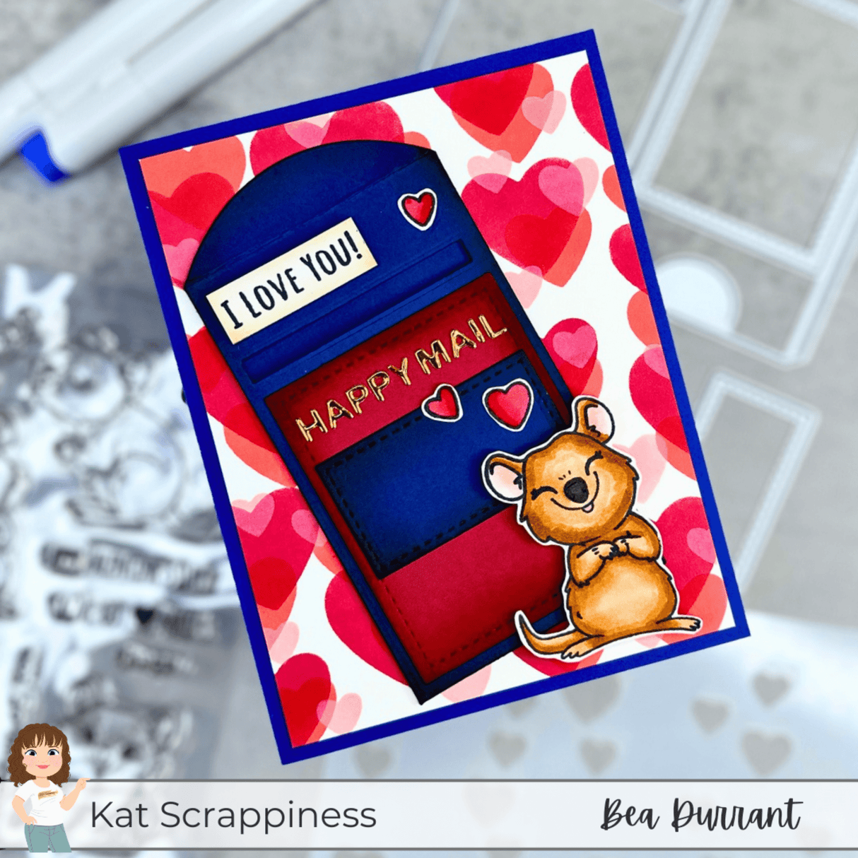 Valentine Quokka Stamp Set