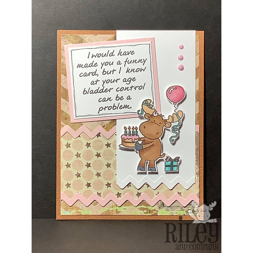 Bladder Control Cling Stamp by Riley & Co