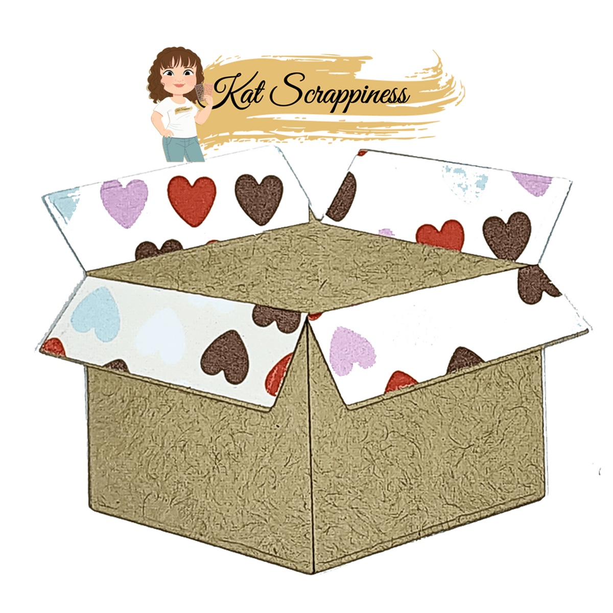 Square Container Crafts 3d Square Box Craft β Kat Scrappiness