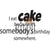 I Eat Cake Cling Stamp by Riley & Co