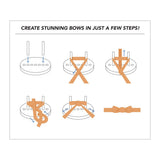 4 Pillar Ribbon Frame Bow Maker
