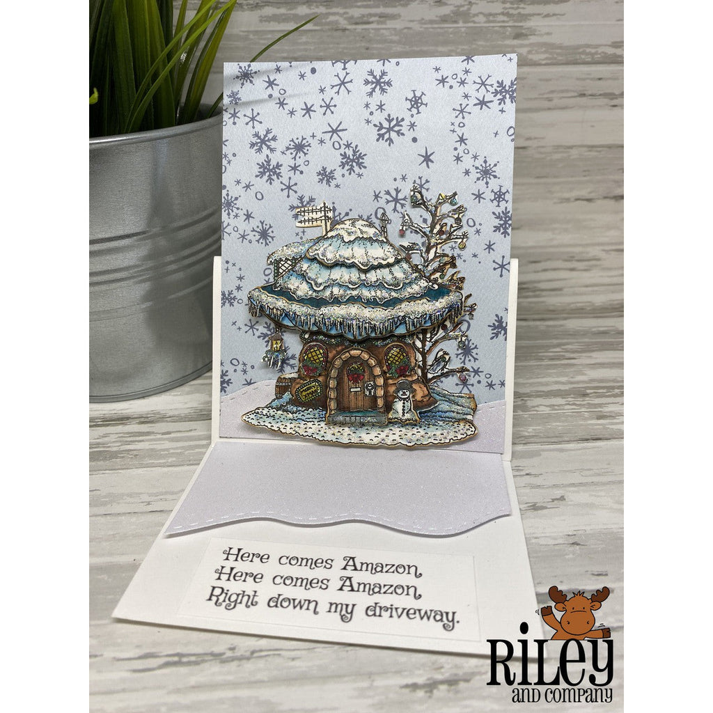 Here Comes Amazon Cling Stamp by Riley & Co