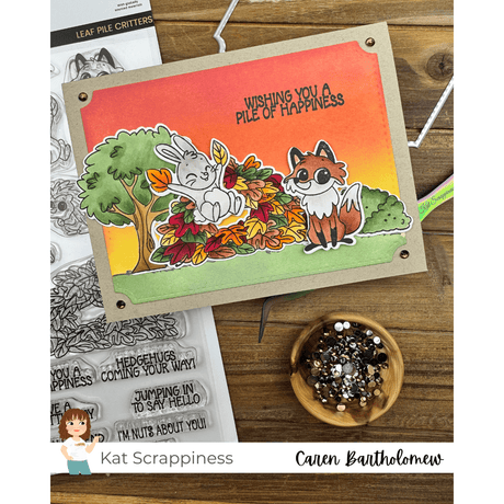 Leaf Pile Critters Coordinating Craft Dies
