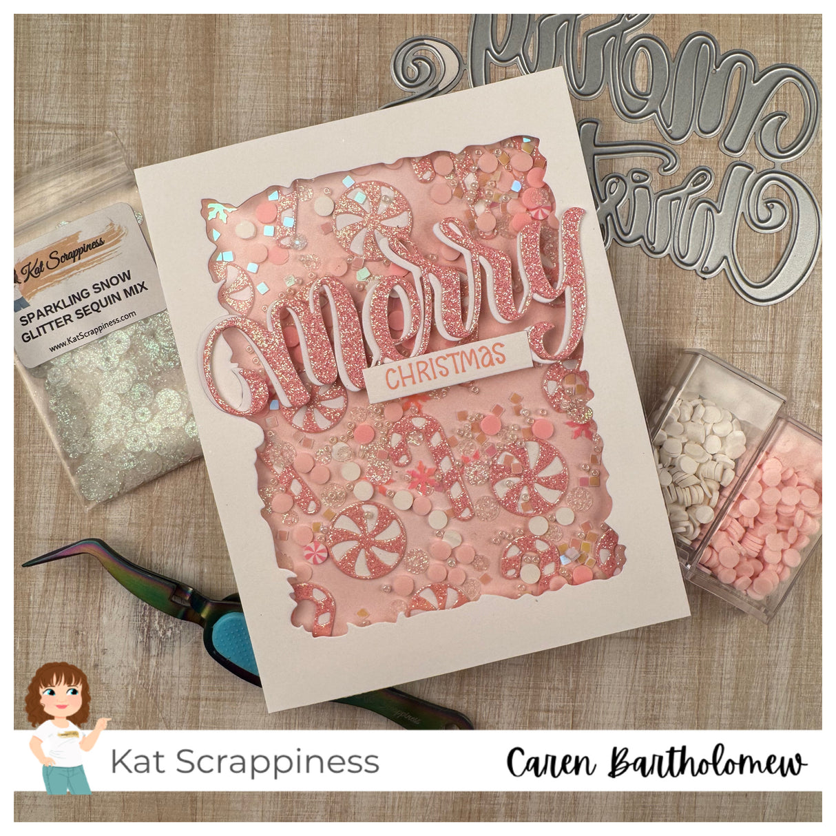 White Square Confetti Sequins