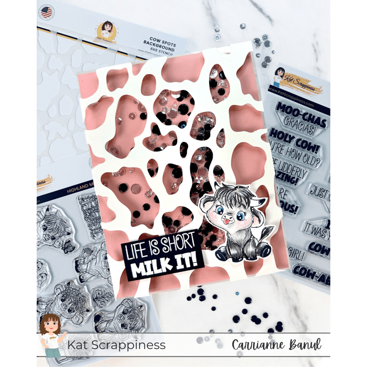 Highland Mini Moos Stamp Set - New Release!