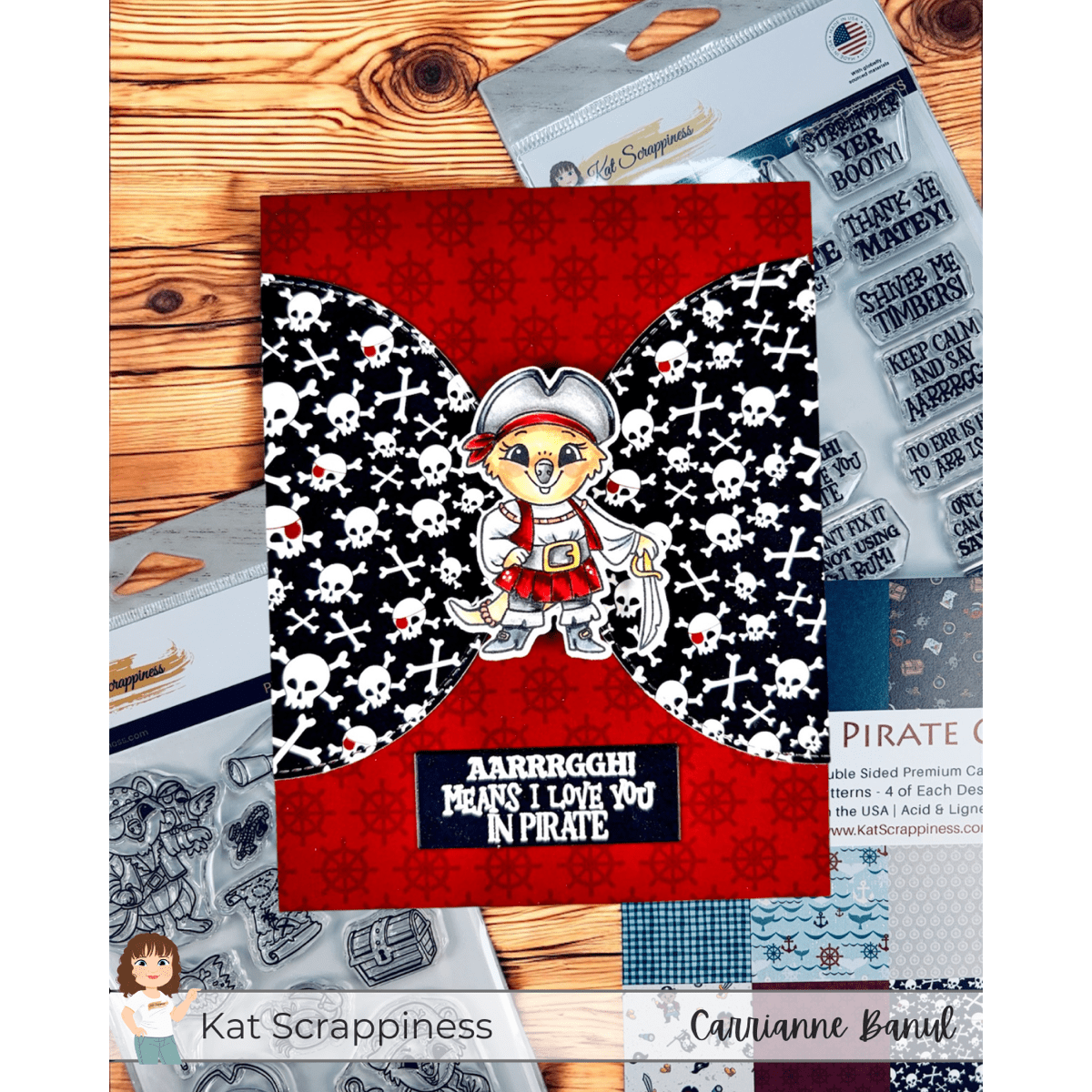 Pirate Quokkas Stamp Set - New Release!