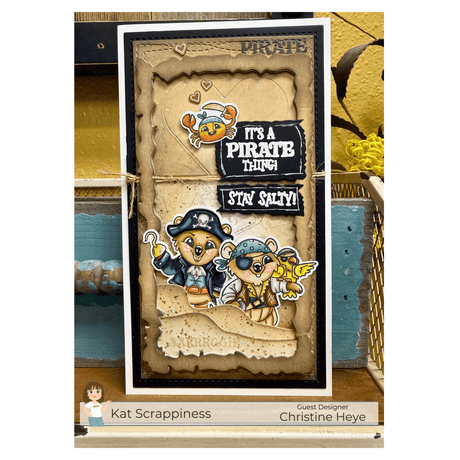 Pirate Quokkas Stamp Set - New Release!
