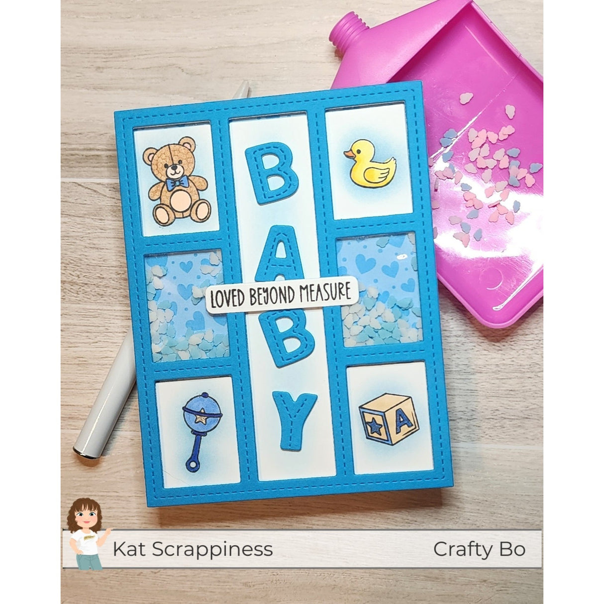 Sentiment Shoppe – Within the Fold: "Hello Sweet Baby" 6x6 Stamp Set - New Release!