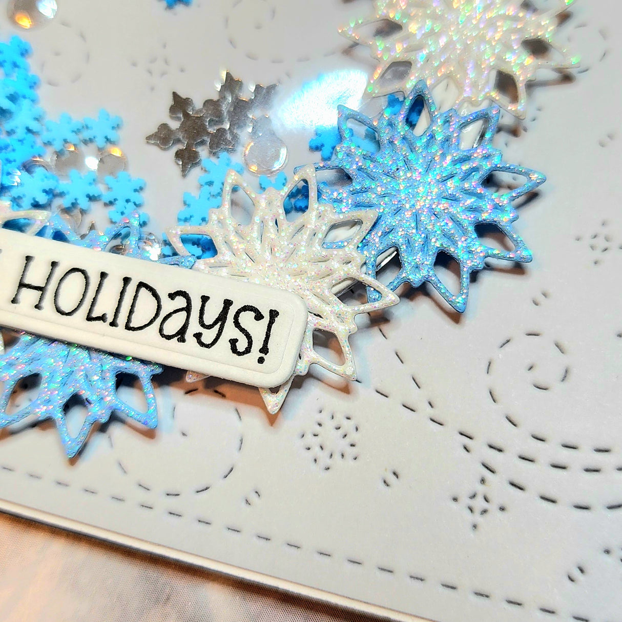 Iridescent White Shimmer Paint - 30 ml