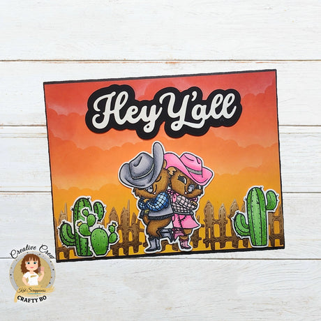 "Hey Y'all" Shadow Sentiment Craft Die