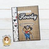 "Howdy" Shadow Sentiment Craft Die - New Release!