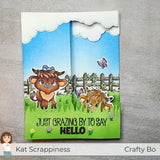 Sentiment Shoppe – Within the Fold: "Highland Mini Moos Sentiments" 6x6 Stamp Set - New Release!