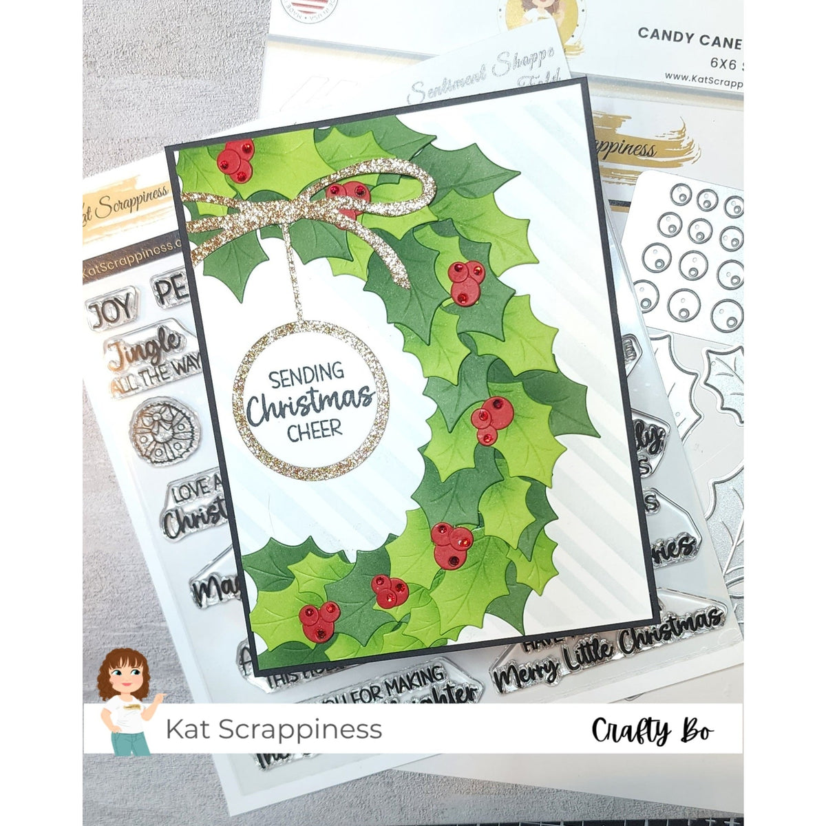 Christmas Holly Craft Dies