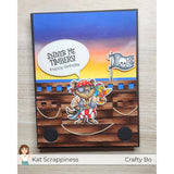 Pirate Quokkas Sentiments Stamp Set -  New Release