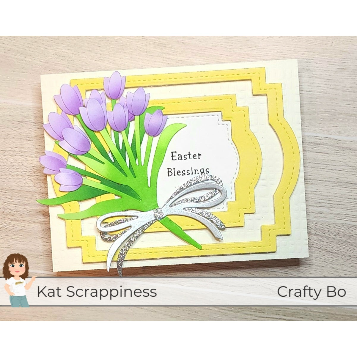 Stitched Label Frame Nesting Dies