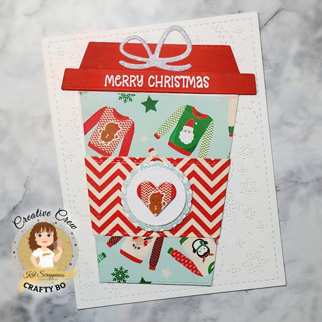 Stitched Swirling Snow Background Craft Dies