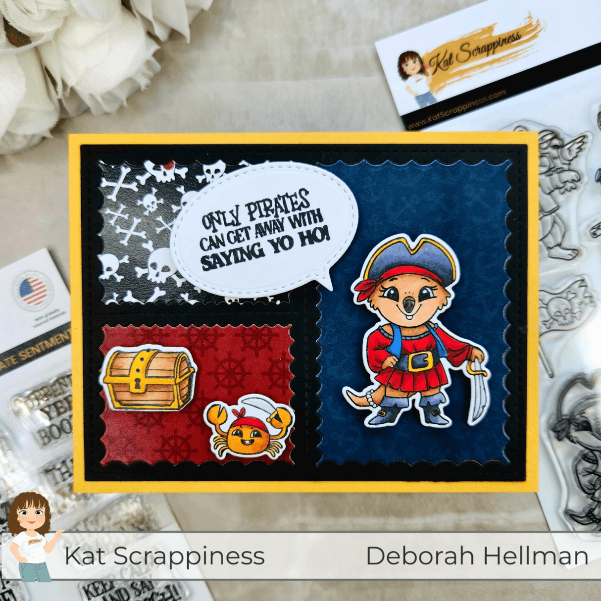Pirate Quokkas Stamp Set - New Release!
