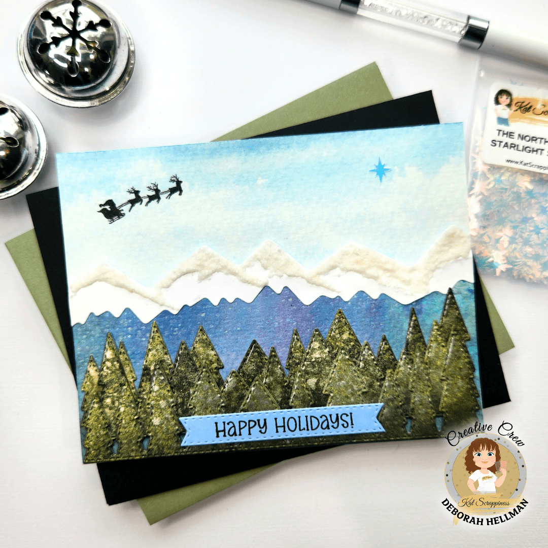 How to Draw a Winterberry Card with Thank You Script - The Painted Pen