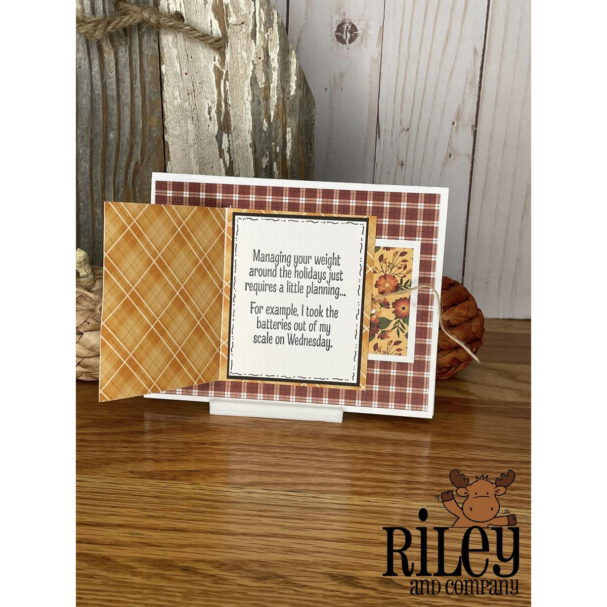 Holiday Planning Cling Stamp by Riley &amp; Co