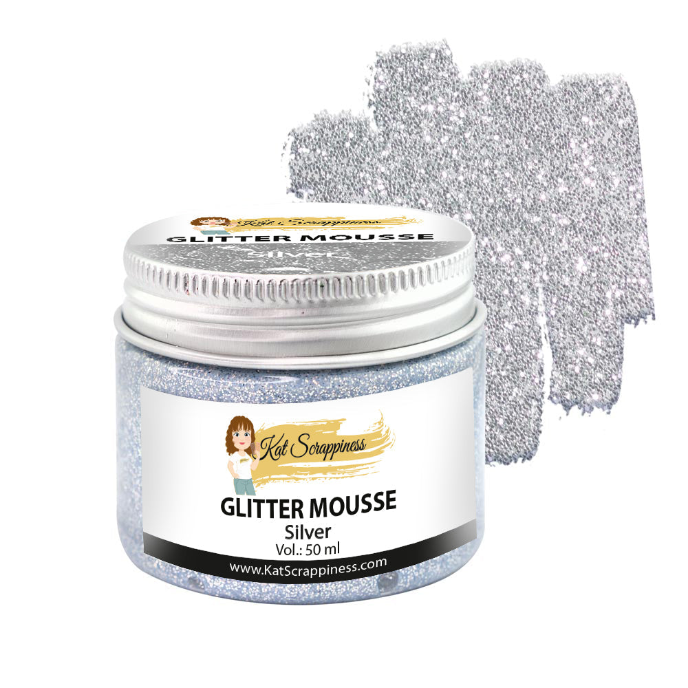 Silver Glitter Mousse