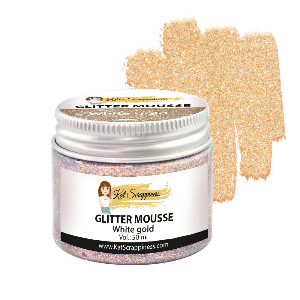 White Gold Glitter Mousse - New Release