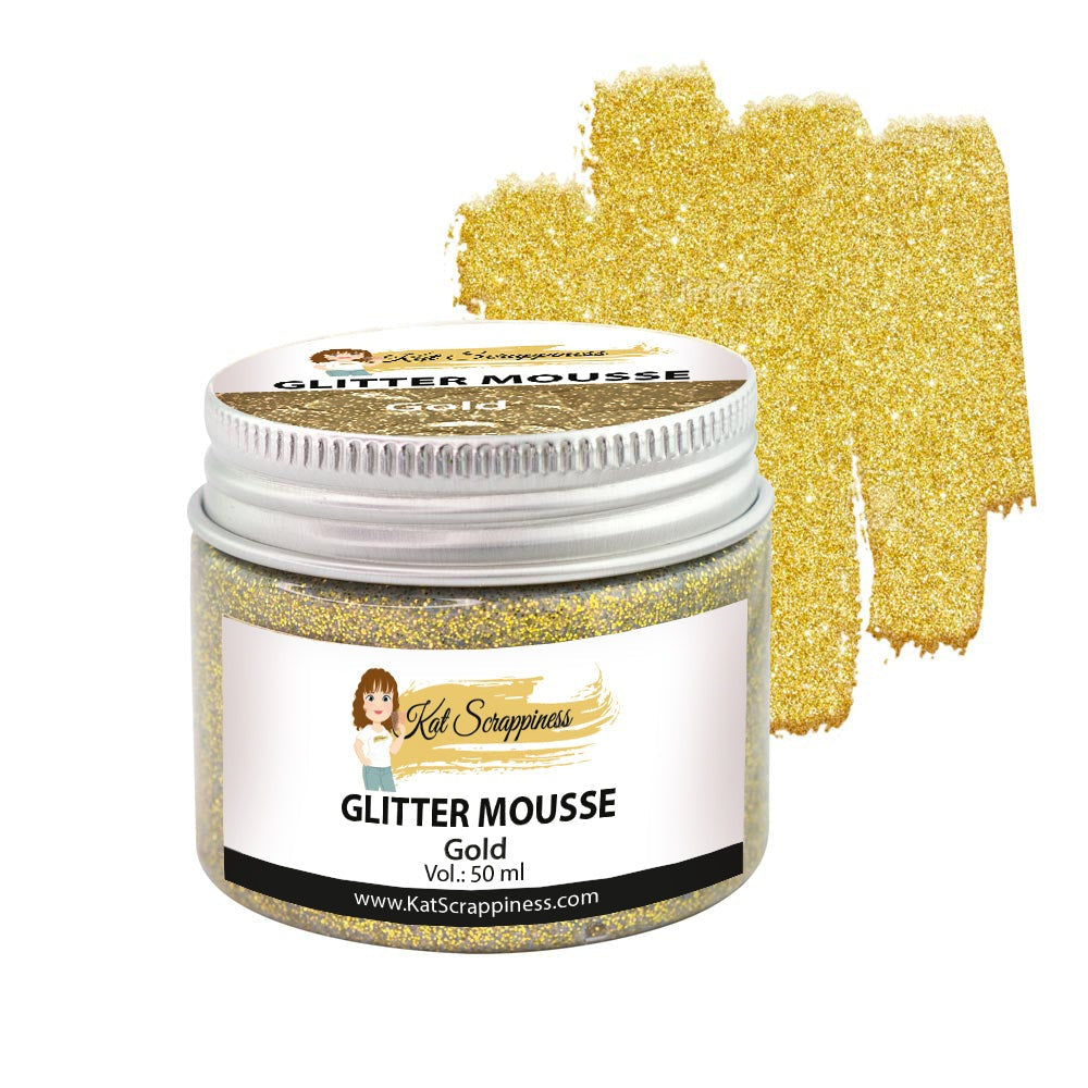 Gold Glitter Mousse