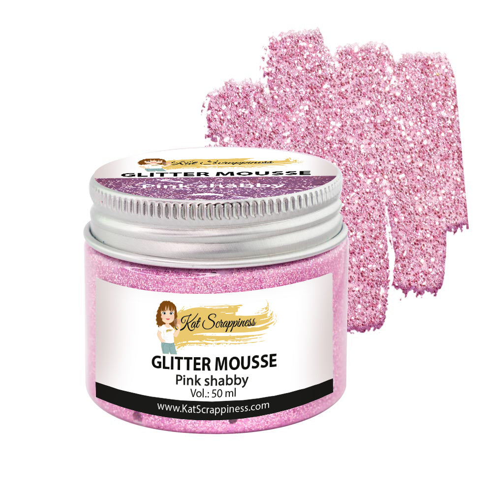Pink Shabby Glitter Mousse