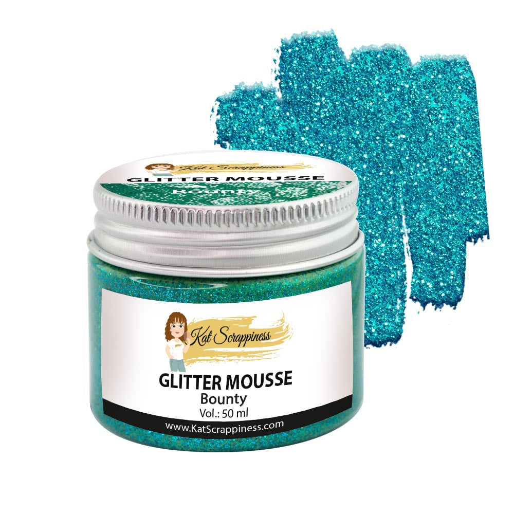 Bounty Teal Glitter Mousse
