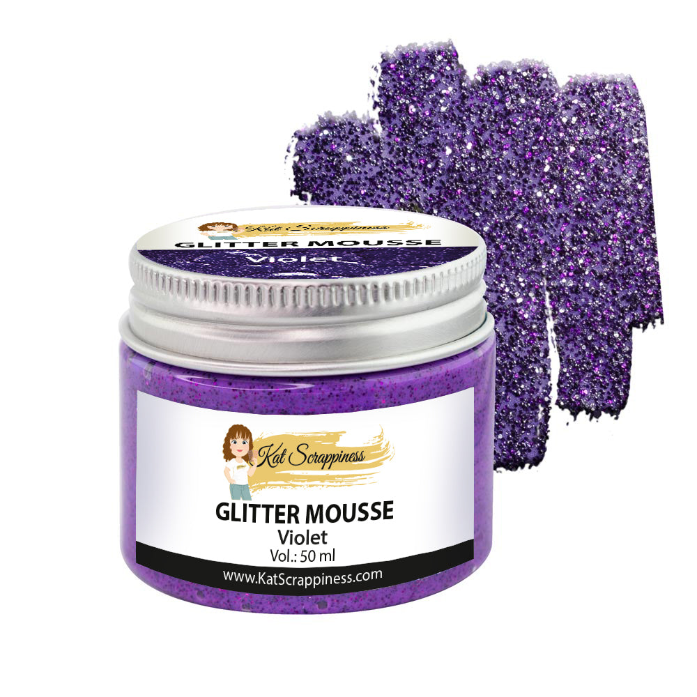 Violet Glitter Mousse