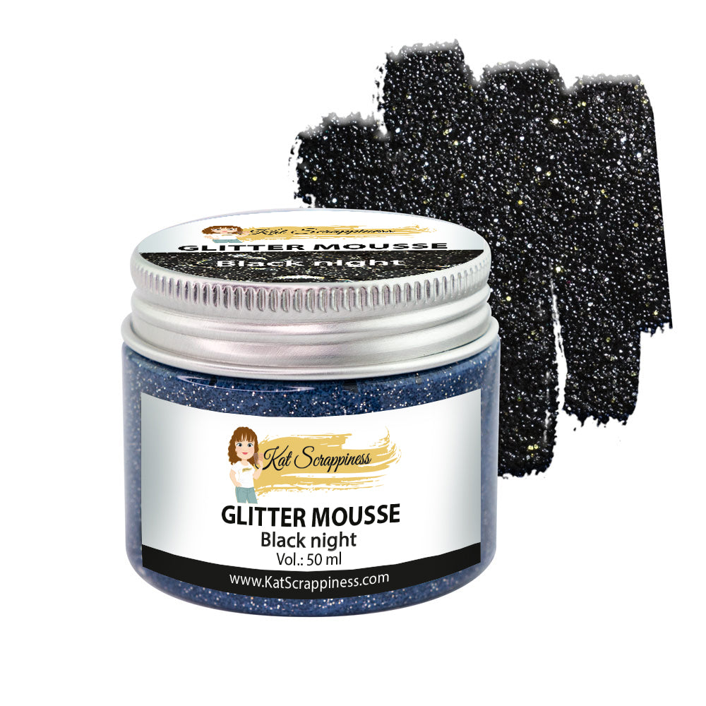 Black Night Glitter Mousse