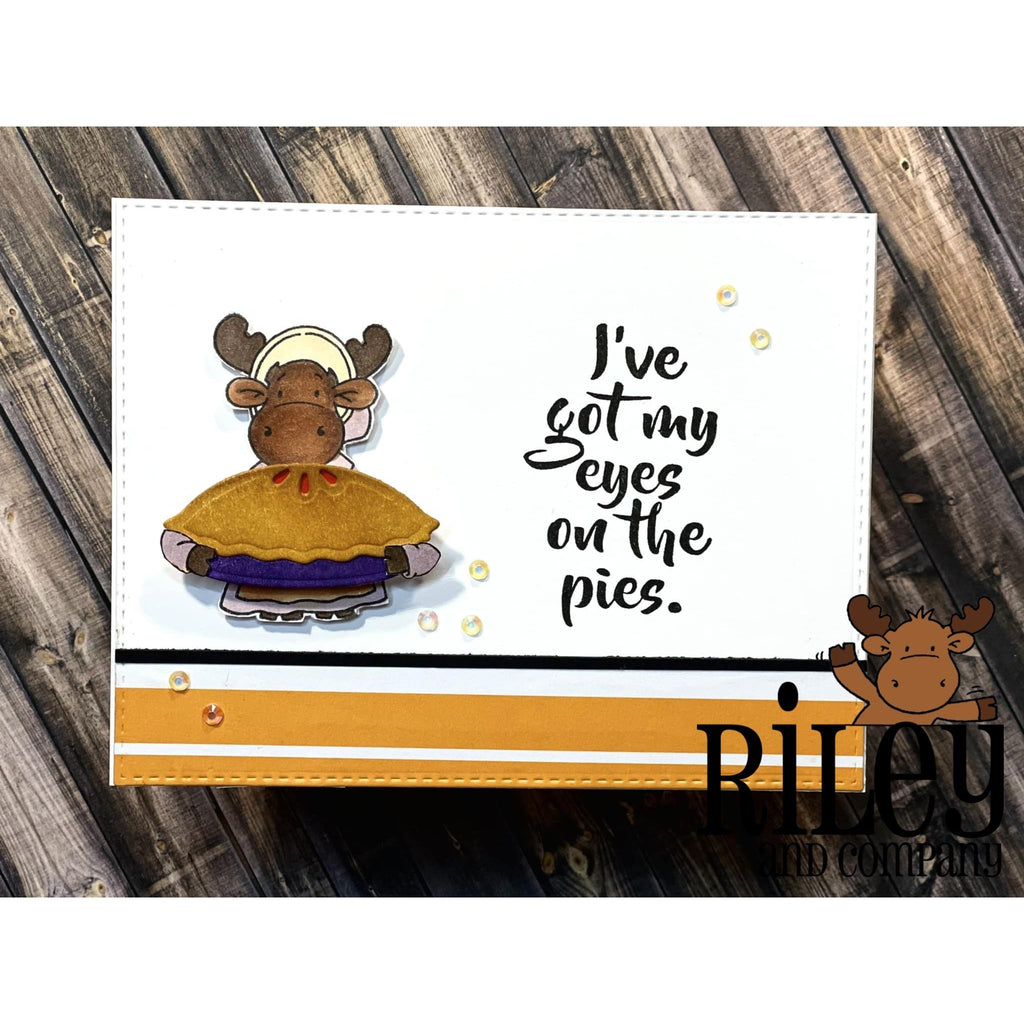 Eyes on the Pies Cling Stamp by Riley & Co