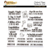 Sentiment Shoppe – Within the Fold: "Hello Sweet Baby" 6x6 Stamp Set - New Release!