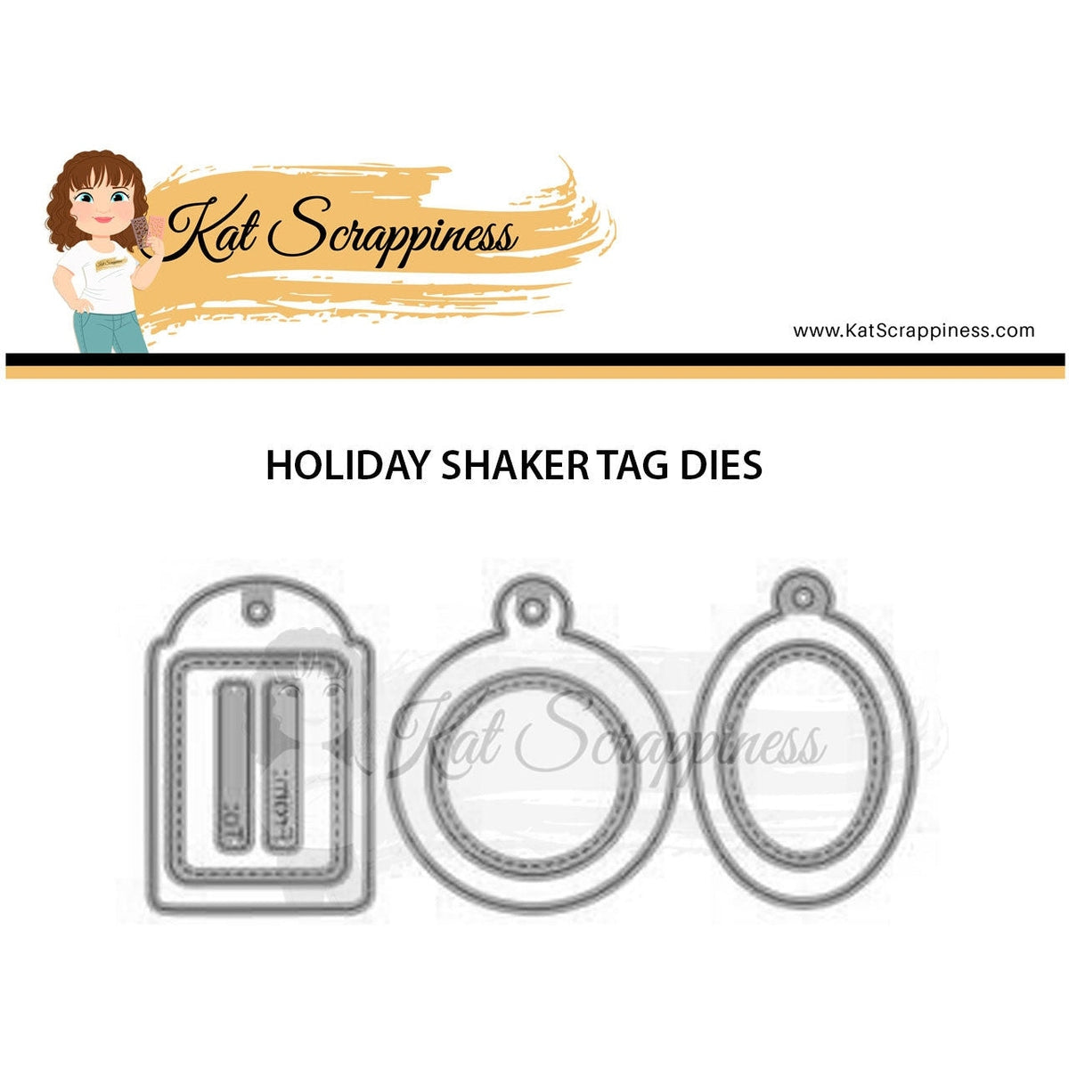 Holiday Shaker Tags Craft Dies – Kat Scrappiness